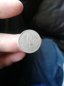 1894 Austria Silver One Corona Coin