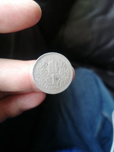 1894 Austria Silver One Corona Coin