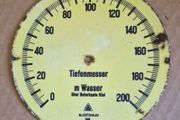 u- boat depth gauge faceplate.