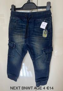 Next Boy Cargo Jeans age 4 BNWT