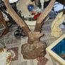 Beautiful Large Old Hand-Carved Wooden Eagle Statue with Outstretched Wings Postage Available Image 2