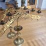 Brass Church Candelabras Pair Image 5