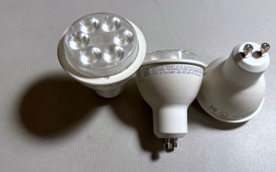 3x Ikea Ledare Gu10 400 Lm Led Light Bulbs