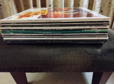 18 Assorted Vinyl Records Bundle.