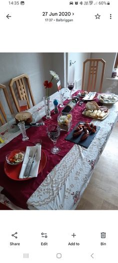 table and 6 chairs (extendable)