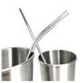 Reusable Metal Straws Stainless Steel Bent 8.5cm 5 in Pack Image 4