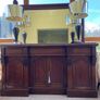 Antique Victorian mirror back four door sideboard Image 3