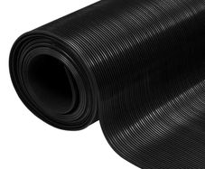 Floor Mat Anti-Slip Rubber 1.5x2 m 3 mm Fine Rib