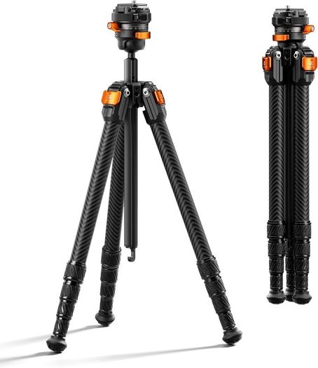 K&F Concept 153cm Carbon Fibre Camera Tripod