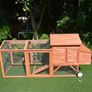 Large Chicken Coop 6-9 Birds With Wheely Image 2