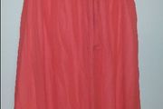 Beautiful  M&amp;S silky midi peach dress size UK16 EUR44 Price includes postage