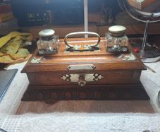Antique Victorian Ink Stand.