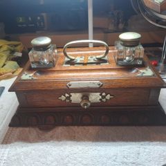 Antique Victorian Ink Stand.