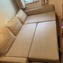 IKEA 3-Seater Sofa Bed with Storage Beige Image 9
