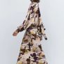 Zara multicoloured printed midi dress, xs Image 10