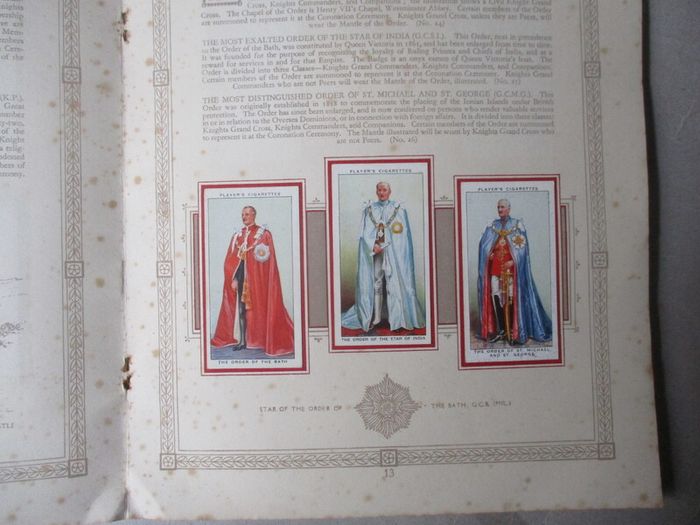 1937 Coronation Cig Card Album