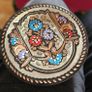 2 Small Decorative Brass Plates Image 2