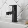Mono Basin Mixer Sink Tap & Press Top Waste | Matt Black Image 5