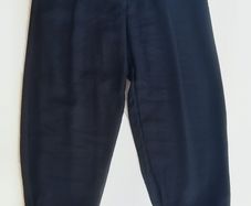 Zara barrel trousers with cuffed hem size XS black