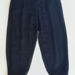 Zara barrel trousers with cuffed hem size XS black