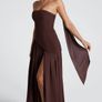 Brown maxi dress Image 2