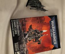 Games Workshop Warhammer 40k Chaos Space Marines Chaos sorcerer in terminator armor (Chaos Lord)