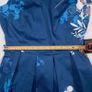 Closet London Teal Blue Floral Box Pleated Sleeveless A-Line Skater Dress 12UK/40EU Image 8