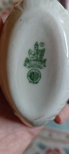 Belleek Creamer (green mark)