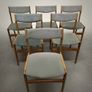 Set of 6 Mid-Century Danish Teak Dining Chairs attributed to Erik Buch Image 8