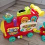 VTech Baby 4-in-1 Alphabet Train Ride On Red Image 3