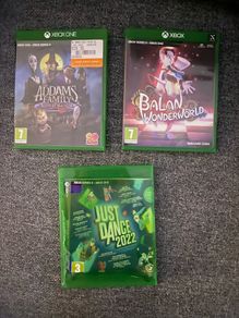 Xbox One / Series X Games Bundle | Addams Family | Balan Wonderworld | Just Dance 2022