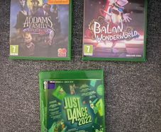 Xbox One / Series X Games Bundle | Addams Family | Balan Wonderworld | Just Dance 2022