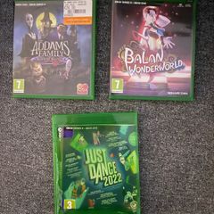 Xbox One / Series X Games Bundle | Addams Family | Balan Wonderworld | Just Dance 2022