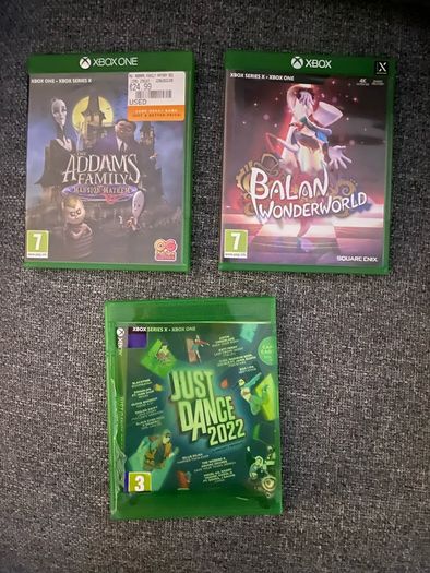 Xbox One / Series X Games Bundle | Addams Family | Balan Wonderworld | Just Dance 2022