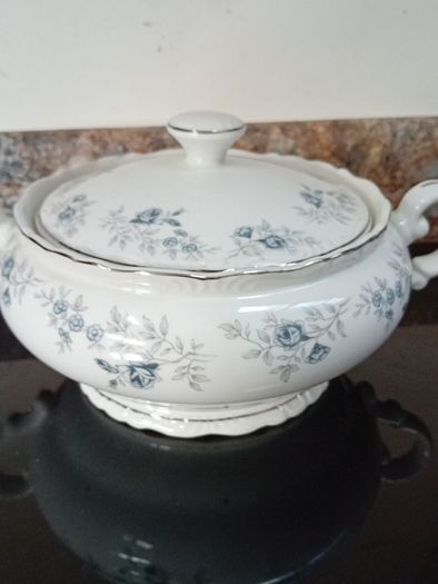 Baroque Blue Tureen By Daniele