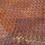 brown leather woven shoulder bag Image 4
