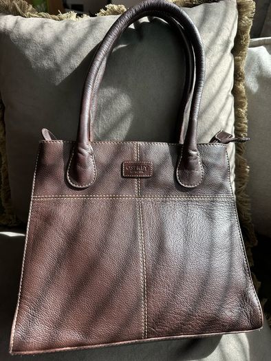 Vintage Osprey London Leather Bag