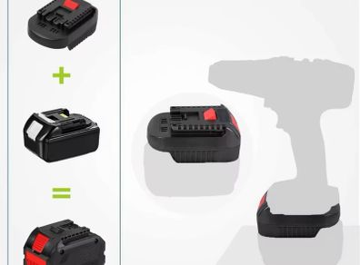 Battery Adapter for Makita 18V Lithium-ion,for Bosch18V Battery Convert to Bosch18V Lithium-ion Battery