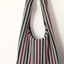 Striped Pattern Hobo Bag Image 2