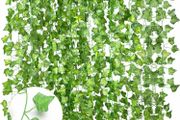 12 Pack Artificial Ivy, 84Ft Ivy Garland Fake Vines for Room Decor Fake Plants
