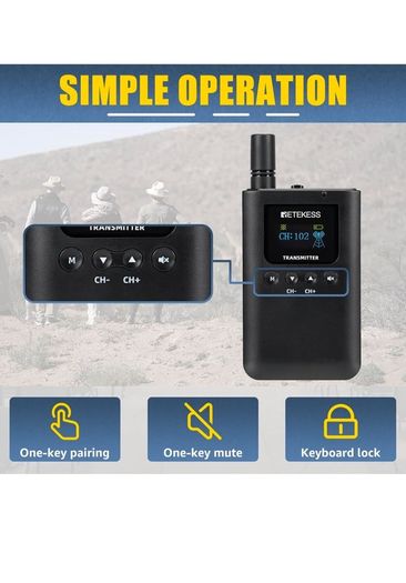 Wireless "Tour Guide" Headsets x7