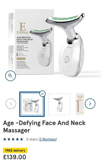 Erth Beauty Age-Defying Face and Neck Massager