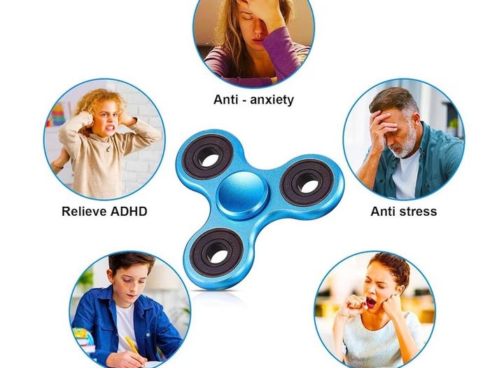 Brand New SCIONE Fidget Spinner Metal Sensory Fidget Toy,