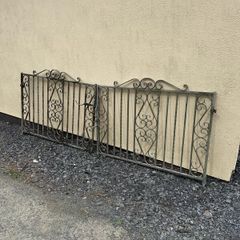 Galvanised steel garden gates