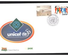 1996 Ireland Boyne valley & UNICEF Commemorative Stamps An Post First Day Cover (FDC)