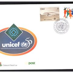 1996 Ireland Boyne valley & UNICEF Commemorative Stamps An Post First Day Cover (FDC)