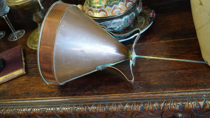 Victorian Copper & Brass Cider Funnel