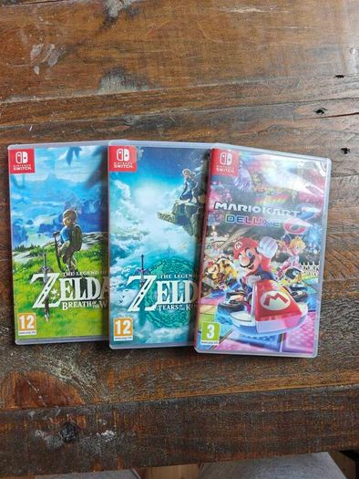 Nintendo Switch and 3 Games