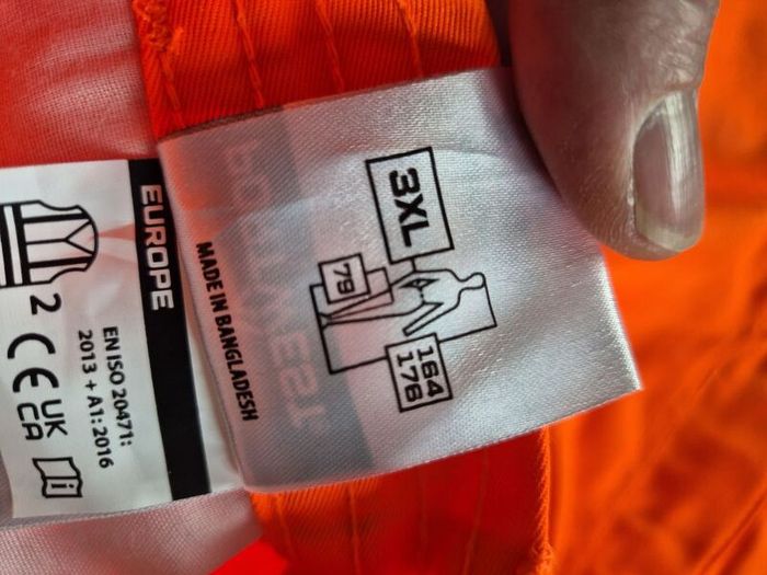 Port West Orange Work Trousers