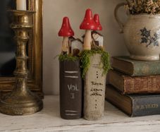 Handcrafted wooden books!
